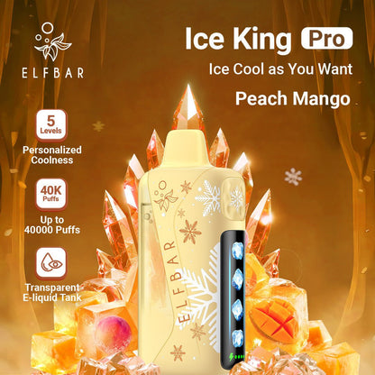 ELFBAR Ice King Pro 40K Strawberry Ice Vape Dubai - 5 Level Coolness UAE