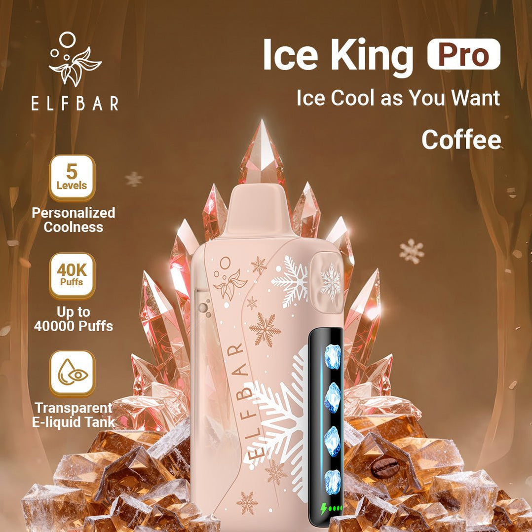 ELFBAR Ice King Pro 40000 Double Mango Vape Dubai - Smart LED Screen UAE