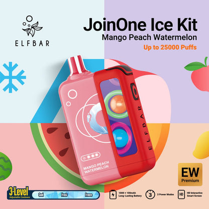 ELFBAR JoinOne Ice Kit 25000 Kiwi Passion Fruit Guava Vape Dubai