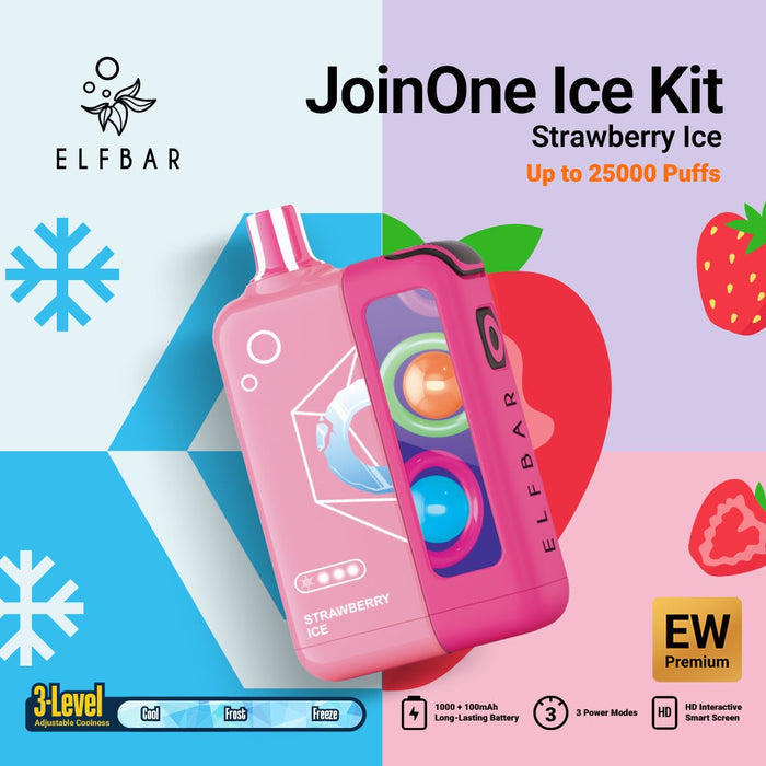 ELFBAR JoinOne 25000 Puffs Grape Raspberry Pod Vape Dubai UAE