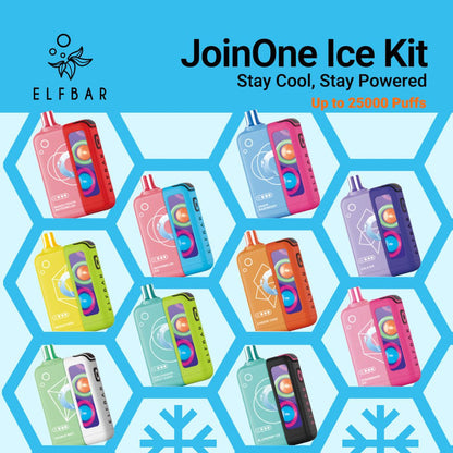 ELFBAR JoinOne Ice Kit 25000 Puffs Dubai - HD Smart Screen 3 Power Modes UAE