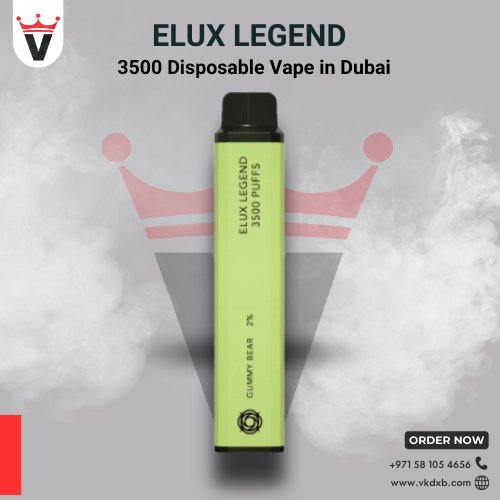 ELUX Legend 3500 Disposable Vape in Dubai at vape king dxb - Vape king dxb20mgWatermelon ice