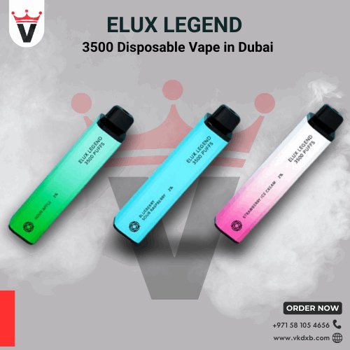 ELUX Legend 3500 Disposable Vape in Dubai at vape king dxb - Vape king dxb20mgWatermelon ice