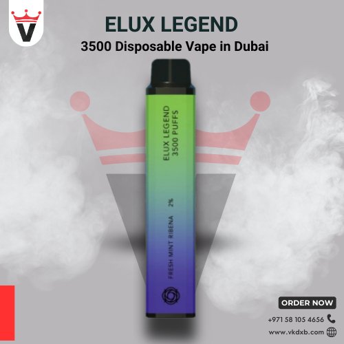 ELUX Legend 3500 Disposable Vape in Dubai at vape king dxb - Vape king dxb20mgWatermelon ice