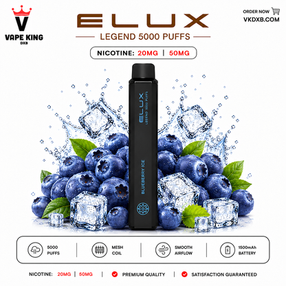 Elux Legend 5000 Puffs Mango Ice Disposable Vape Dubai UAE