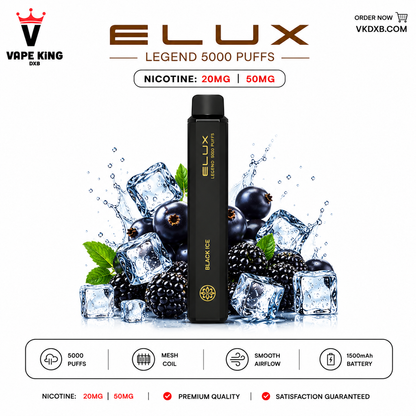 Elux Legend 5000 Puffs Mango Passion Fruit Disposable Vape Dubai UAE