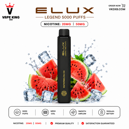 Elux Legend 5000 Puffs Passion Fruit Guava Disposable Vape Dubai UAE