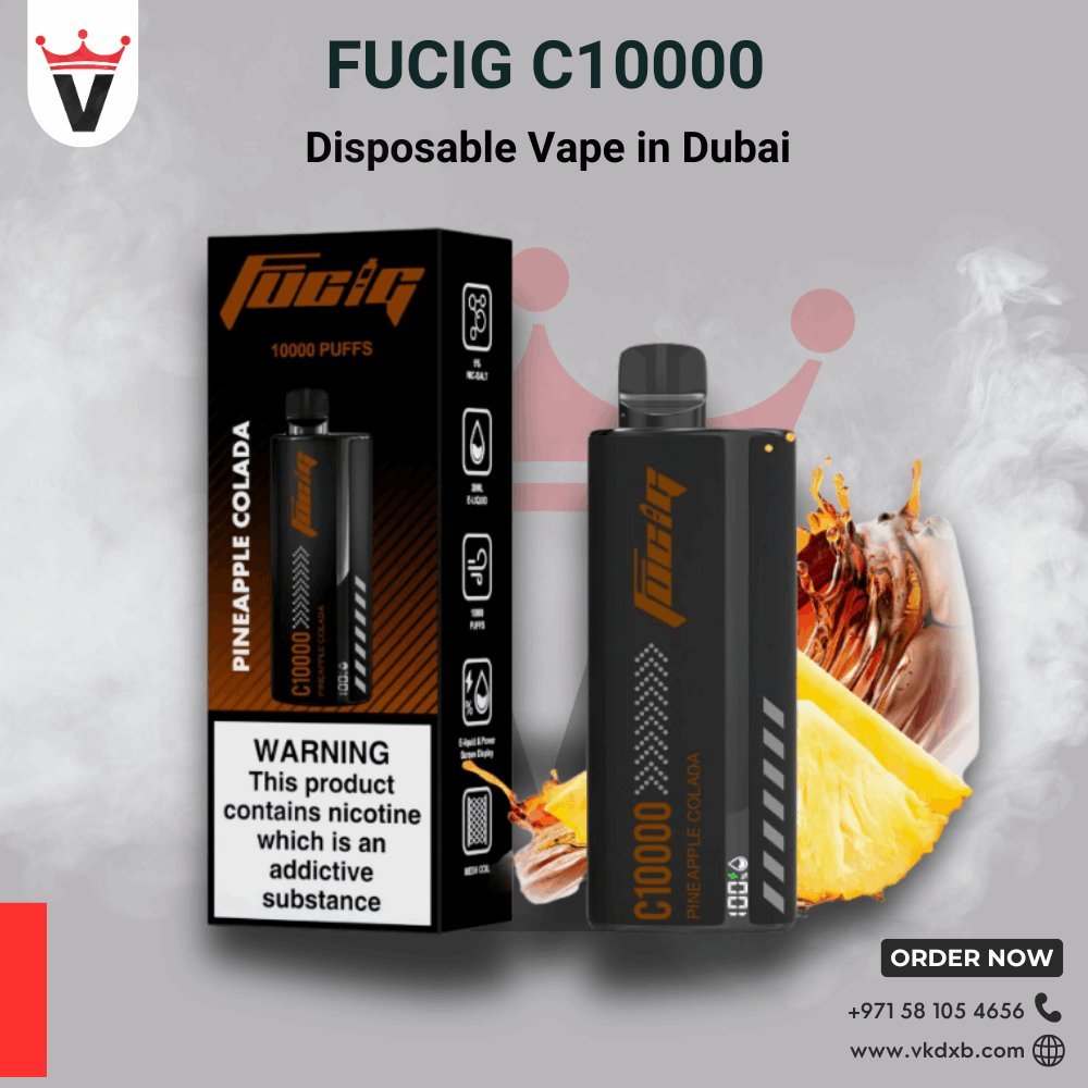 Fucig C10000 Disposable Vape in Dubai - Vape king dxbpeach ice