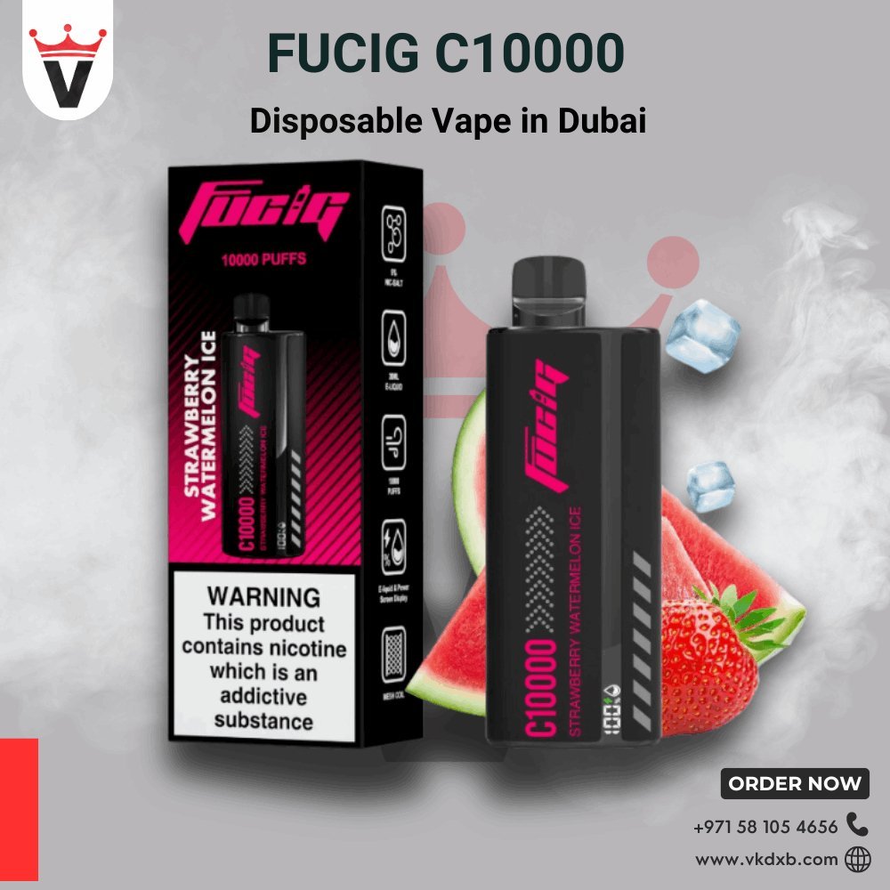 Fucig C10000 Disposable Vape in Dubai - Vape king dxbpeach ice