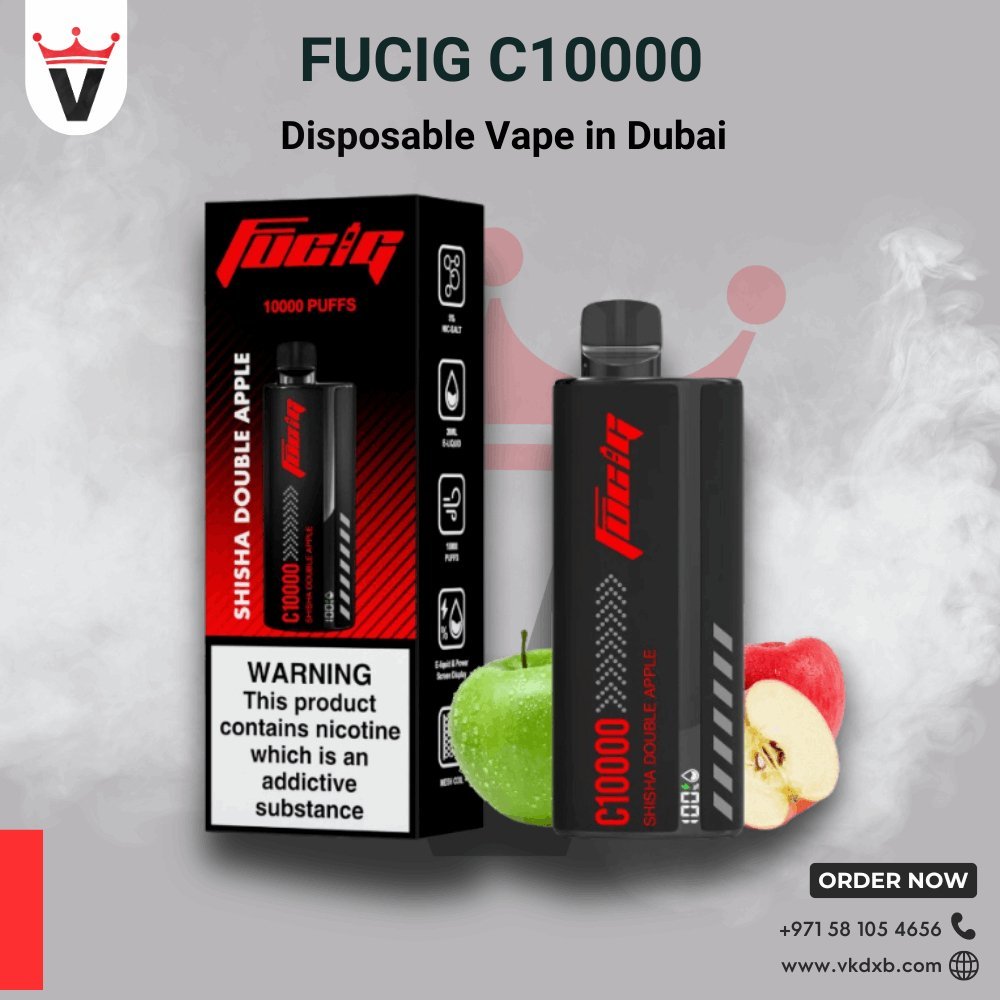 Fucig C10000 Disposable Vape in Dubai - Vape king dxbpeach ice