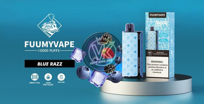 Fummy vape 10000 puff 5% rechargeable - disposable - Vape king dxbBlue razz