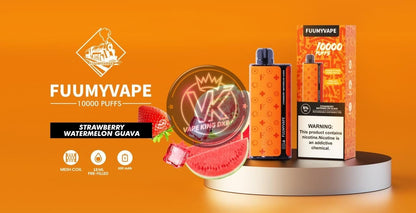 Fummy vape 10000 puff 5% rechargeable - disposable - Vape king dxbWatermelon bubblegum