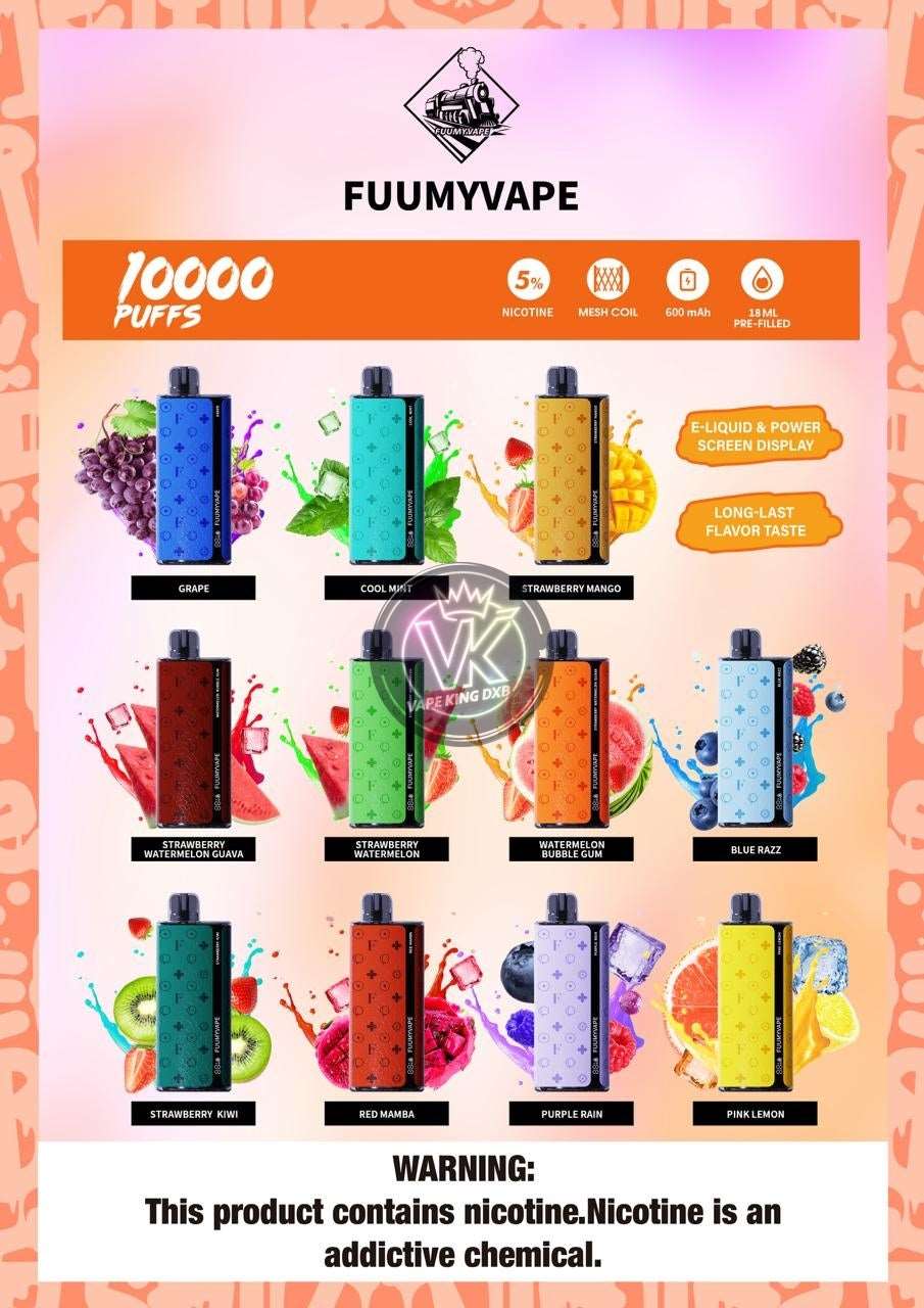 Fummy vape 10000 puff 5% rechargeable-disposable