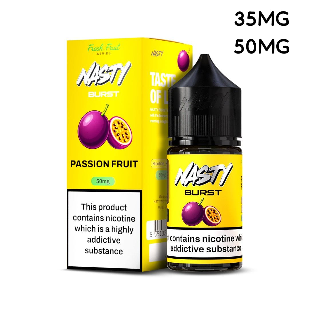 Nasty Burst Salt Nic 30ml — Passion Fruit bottle Dubai UAE