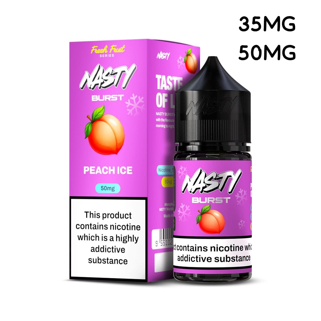 Nasty Burst Salt Nic 30ml — peach ice bottle Dubai UAE