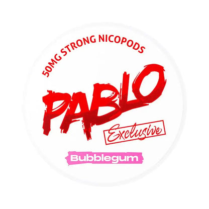 Pablo Exclusive Bubblegum 50mg nicotine pouches – sweet tobacco-free nicopods Dubai UAE