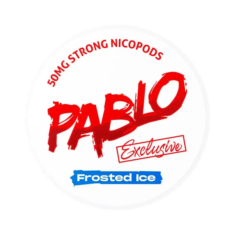 Pablo Exclusive Frosted Ice 50mg nicotine pouches – icy mint nicopods Dubai UAE