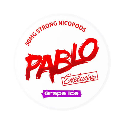 Pablo Exclusive Grape Ice 50mg nicotine pouches – fruit nicopods Dubai UAE