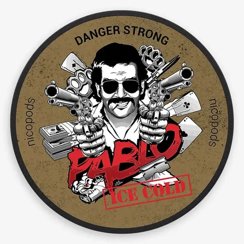 Pablo Ice Cold 24mg Danger Strong ice cold nicotine pouches – original Pablo nicopods UAE