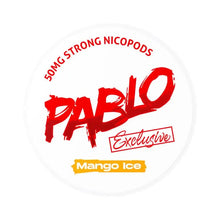 Pablo Exclusive Mango Ice 50mg nicotine pouches – tropical mango nicopods Dubai UAE