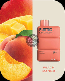Fummo Magnum 8000 puffs Green Mango Kiwi and Peach Mango flavours — Vape King DXB