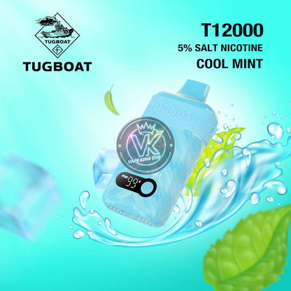 Tugboat T12000 RECHARGEABLE DISPOSABLE with Display